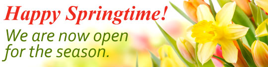Open for the season!