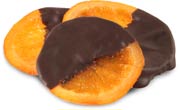 chocolate dipped orange slices