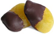 chocolate dipped pears