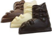 chocolate ski boots