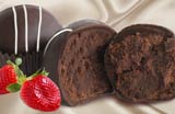 chocolate strawberry truffles